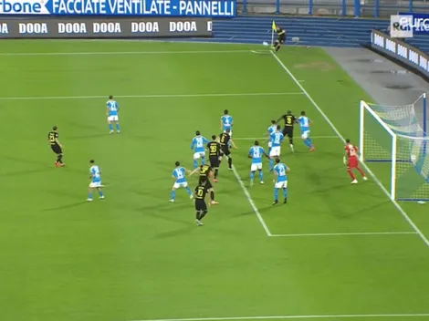 Video: con un error incluido de Ospina, Eriksen metió un golazo olímpico