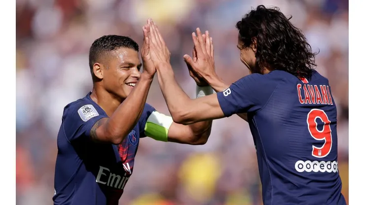 Thiago Silva y Cavani saldrán del PSG a finales de agosto (Foto: Getty)