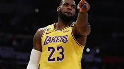 LeBron James en Los Angeles Lakers.