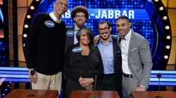 Kareem Abdul-Jabbar y su familia. Foto: Getty Images.