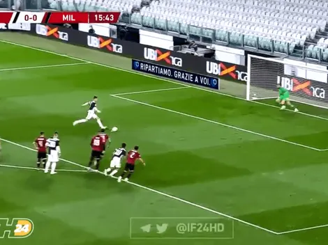 Video: Cristiano Ronaldo rompió el palo y erró un penal para Juventus