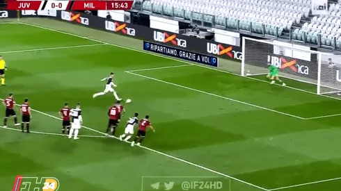 Video: Cristiano Ronaldo rompió el palo y erró un penal para Juventus