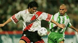 Marcelo Salas con la camiseta de River.