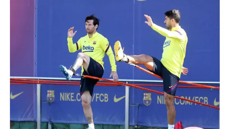 Messi y Suárez ya están listos.