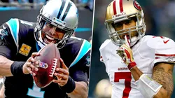 Cam Newton y Colin Kaepernick. Foto: Getty Images.