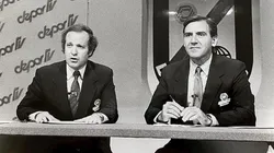 José Ramón Fernández y Carlos Albert en una emisión del programa 'DeporTV'. FOTO: @joseramonfernandeza