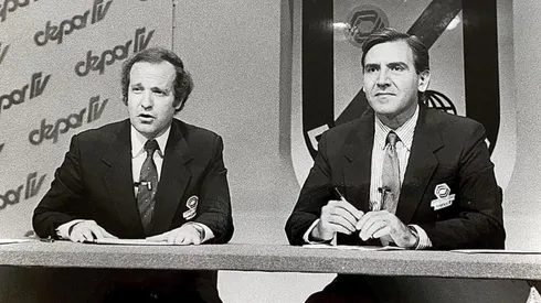 José Ramón Fernández y Carlos Albert en una emisión del programa 'DeporTV'. FOTO: @joseramonfernandeza