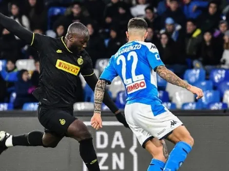 Qué canal transmite Napoli vs. Inter por la Copa Italia