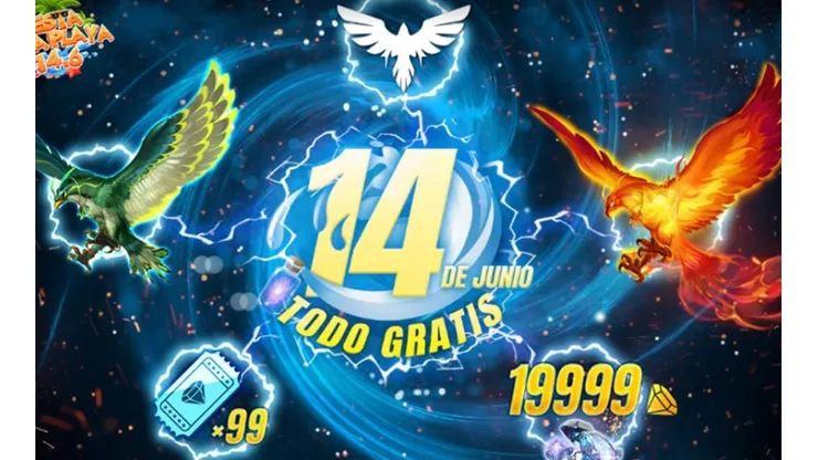 Como ganar el aspecto Falco Infernal y 19999 diamantes gratis en Free Fire