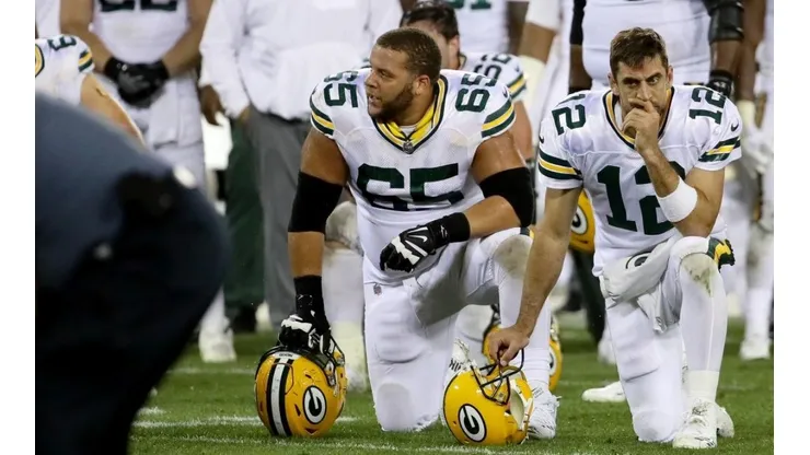 Aaron Rodgers protagonizó una de las manifestaciones en 2017