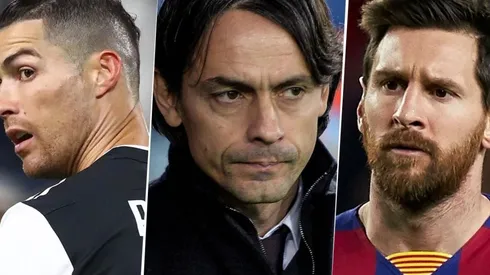 Inzaghi está "enojado con Messi y Cristiano" y la razón es genial