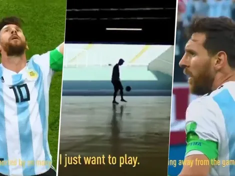 Messi subió un video sobre el regreso del fútbol y te eriza la piel