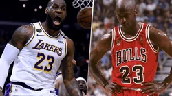 LeBron James y Michael Jordan. Foto: Getty Images.