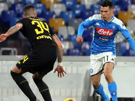 Chucky Lozano volverá a la acción en un duelo clave por Copa Italia