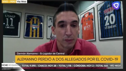 Alemanno jugó en la San Martín y en Universitario de Deportes.