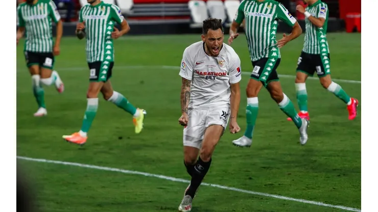 Volvió LaLiga tras 93 días: Sevilla le ganó al Betis y Ocampos fue la figura