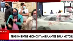 Todo quedó registrado en el noticiero de la mañana.