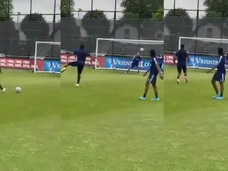 Travesaño y adentro: Renato Tapia anotó un golazo en práctica del Feyenoord