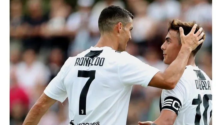 Para Sarri, "es difícil hacer jugar a Dybala junto a Cristiano Ronaldo"