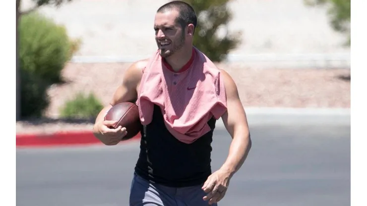 Derek Carr, jugador de Las Vegas Raiders.