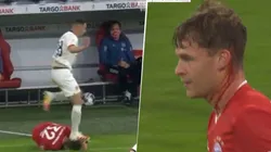 A Kimmich le pisaron la cabeza, sangró y para el VAR no fue nada