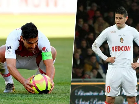En Mónaco no se olvidan ni de James ni de Falcao con dos golazos de tiro libre