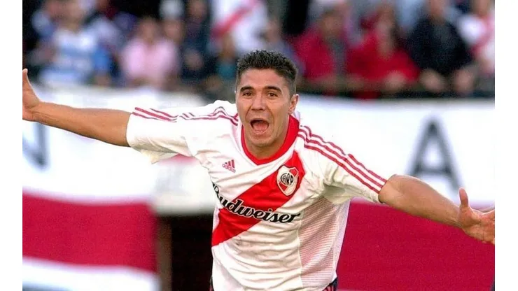 Esteban Fuertes durante su paso por River.