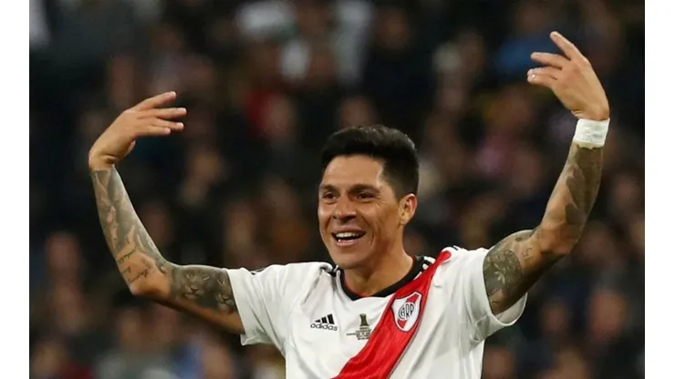 Enzo Pérez subió una foto con su "ídolo" y la rompió toda en Instagram