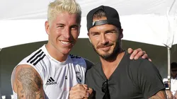 Sergio Ramos y David Beckham. Foto: Getty Images.