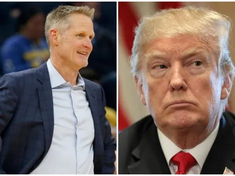 Steve Kerr se burla del discurso de Trump