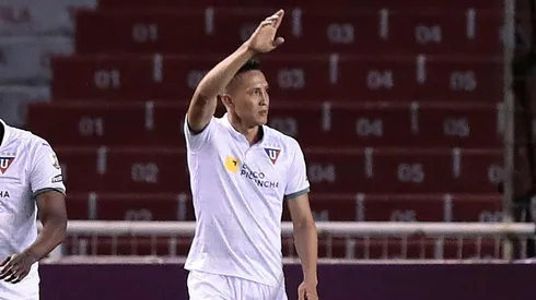 Guerra celebra su tanto convertido ante River por Copa Libertadores (Foto: Getty)
