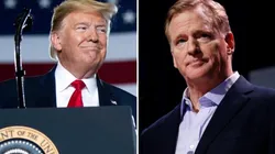 Trump salió a encarar a Goodell en Twitter