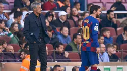 Setién: "Messi está perfectamente"
