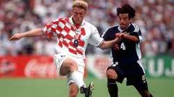 Robert Prosinecki en el Mundial de Francia 1998.