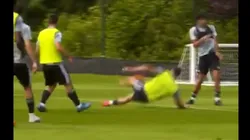 La pirueta de Leonardo Campana.