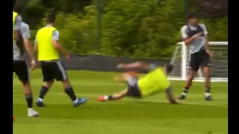 La pirueta de Leonardo Campana.