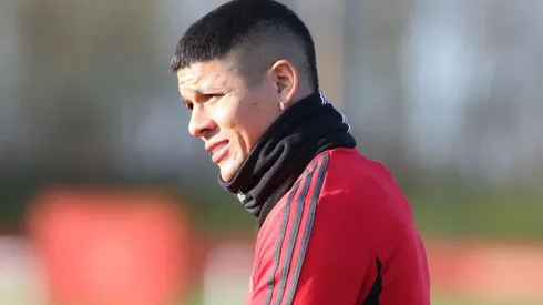 Marcos Rojo y un comportamiento reprochable.