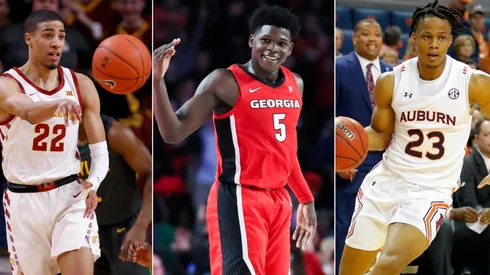 Tyrese Haliburton, Anthony Edwards y Isaac Okoro.