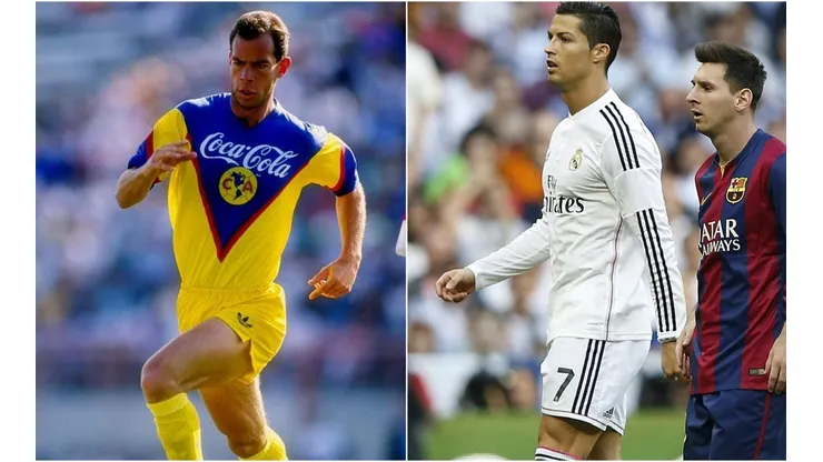 Zague, Cristiano Ronaldo y Lionel Messi.