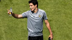 Raúl Jiménez volvió con un golazo a los entrenamientos. (Foto: Getty)