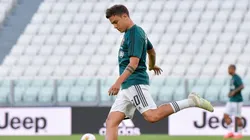 Paulo Dybala entrenando en Juventus.