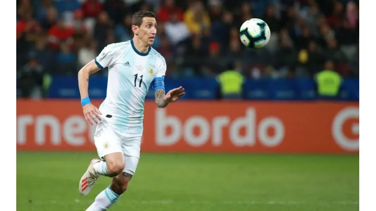 Ángel Di María en la Selección Argentina.