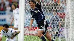 Hernán Crespo en el Mundial de Alemania 2006.