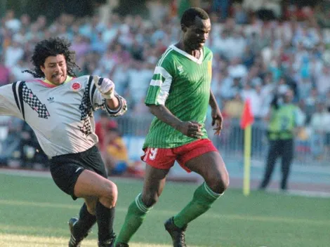Así fue el hermoso cruce entre René Higuita y Roger Milla en Twitter
