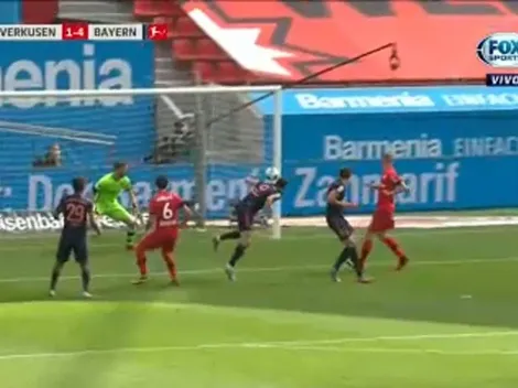 Leverkusen salió jugando como nosotros y Lewandowski no los perdonó