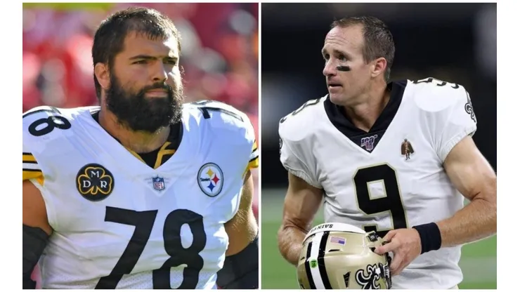 Villanueva salió en defensa de Brees