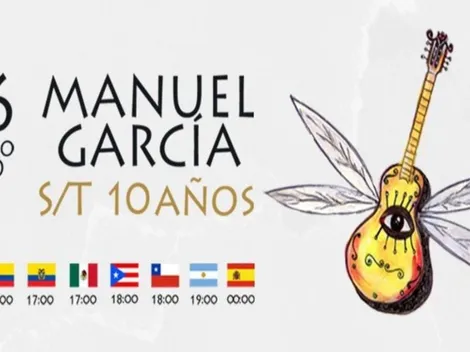 Cómo ver en vivo el concierto online de Manuel García “S/T 10 Años”