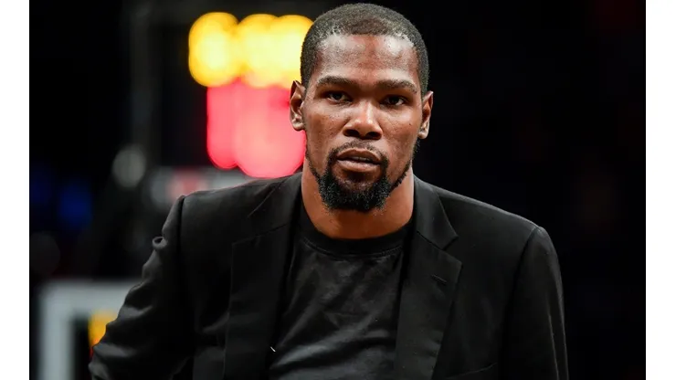 Kevin Durant en un juego de Brooklyn Nets.