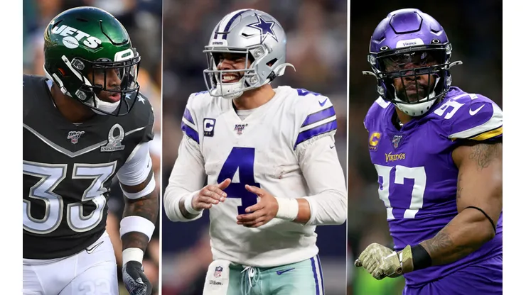 Adams, Prescott y Griffen. Foto: Getty.