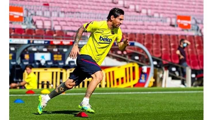 Messi volvió a pisar el Camp Nou y metió las mejores 2 fotos del día